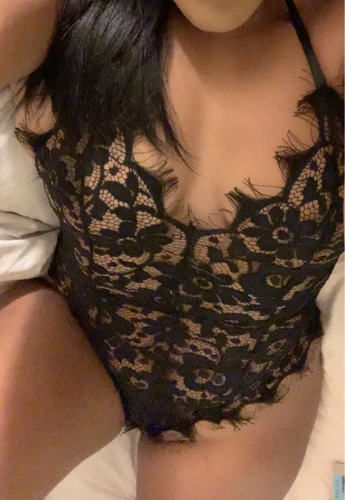 The fringe kind of tickles but this set is so hot I have to wear it. posted by Fantastic-love-642