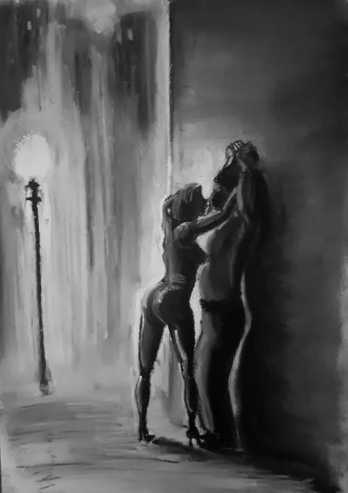 The hold she has over him, art by me. by nobrakes1975