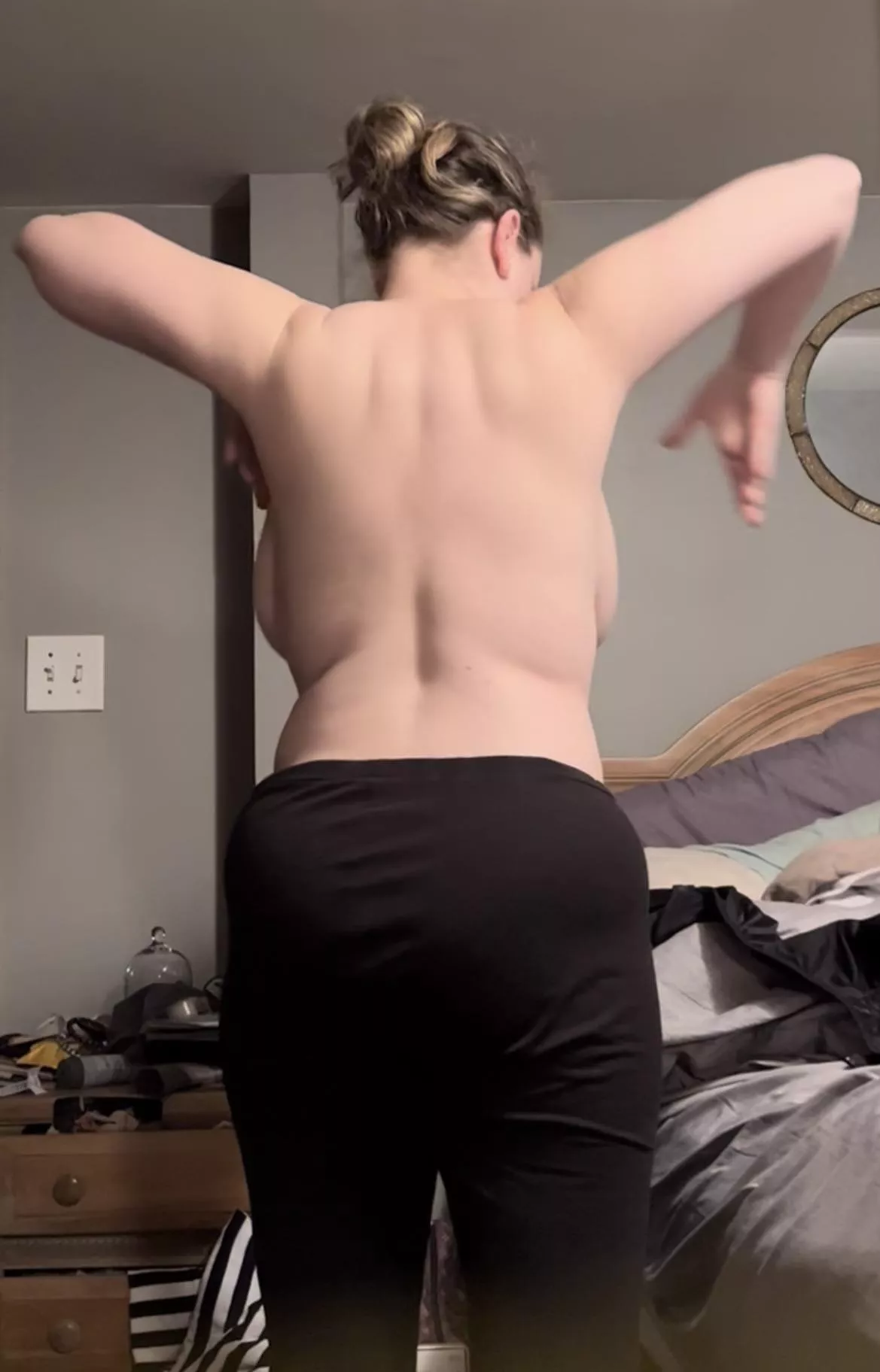 The HUGE TITTED monster! So big you can see them from the back! posted by BIndebunnyX