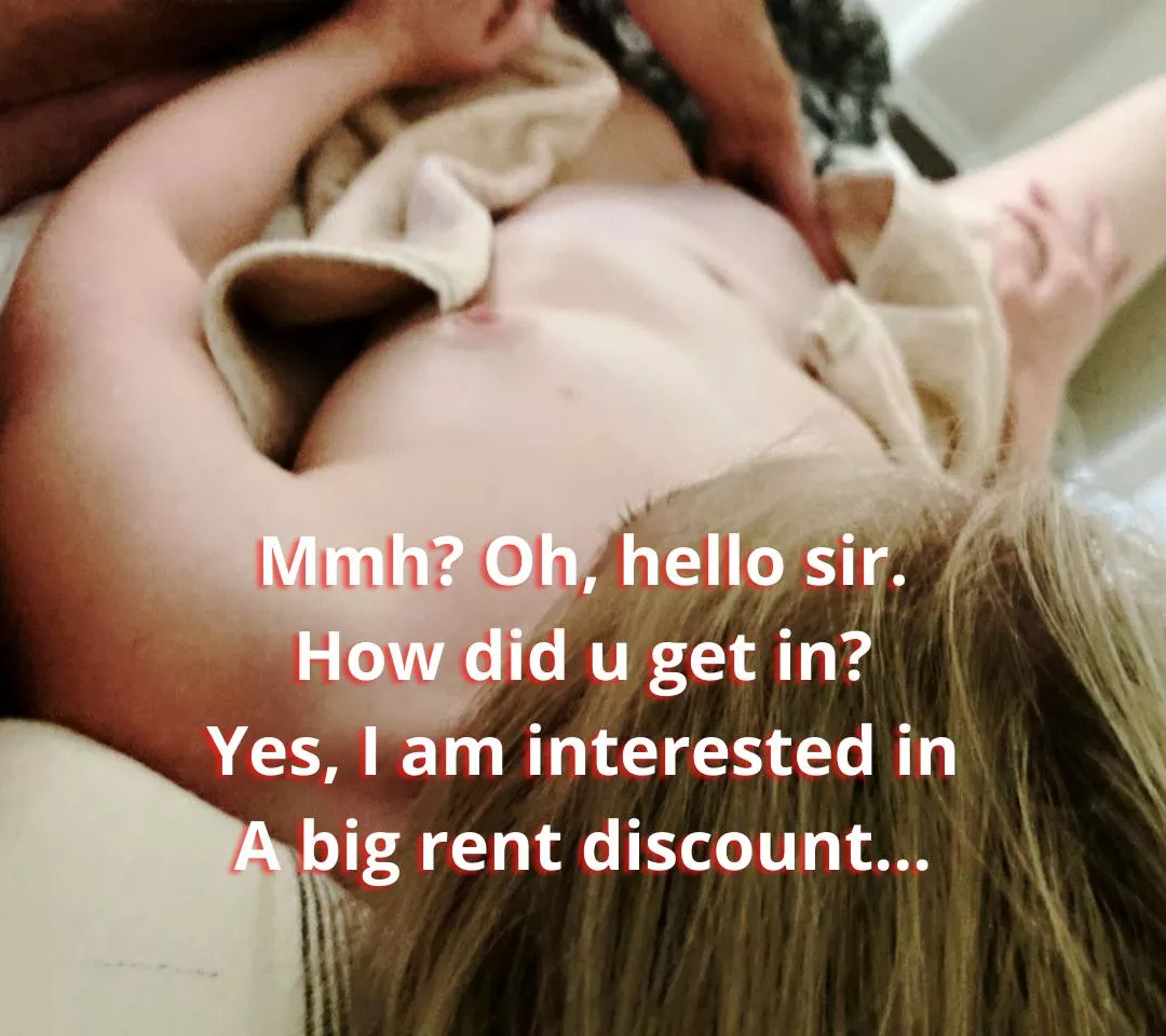 The landlord got inside as soon as hubby went out. She'll tell him as soon as he comes back ❤️ posted by The_Caption_maker_8