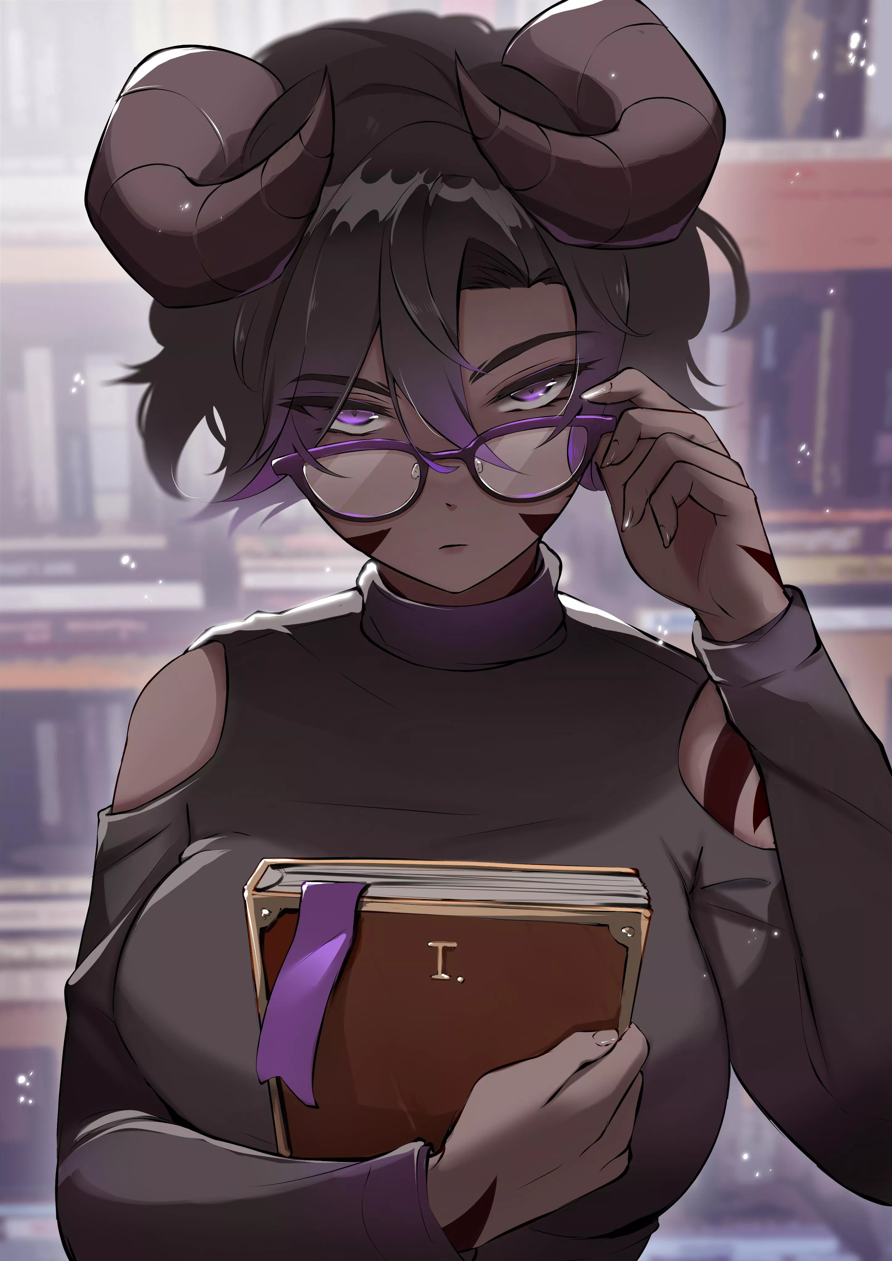 The librarian posted by HazardouzBird