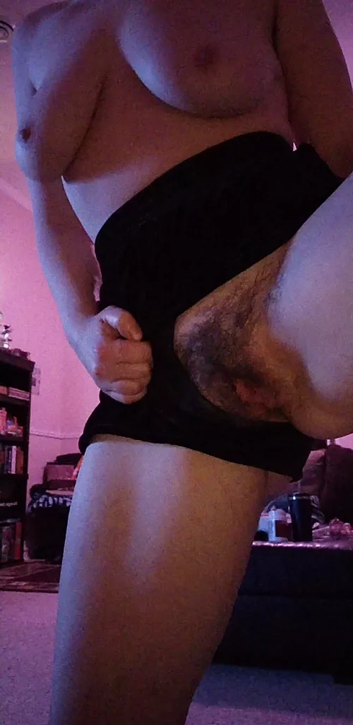 the more hairy, the better ;) said every mature man ever by Equal_Bluebird6293