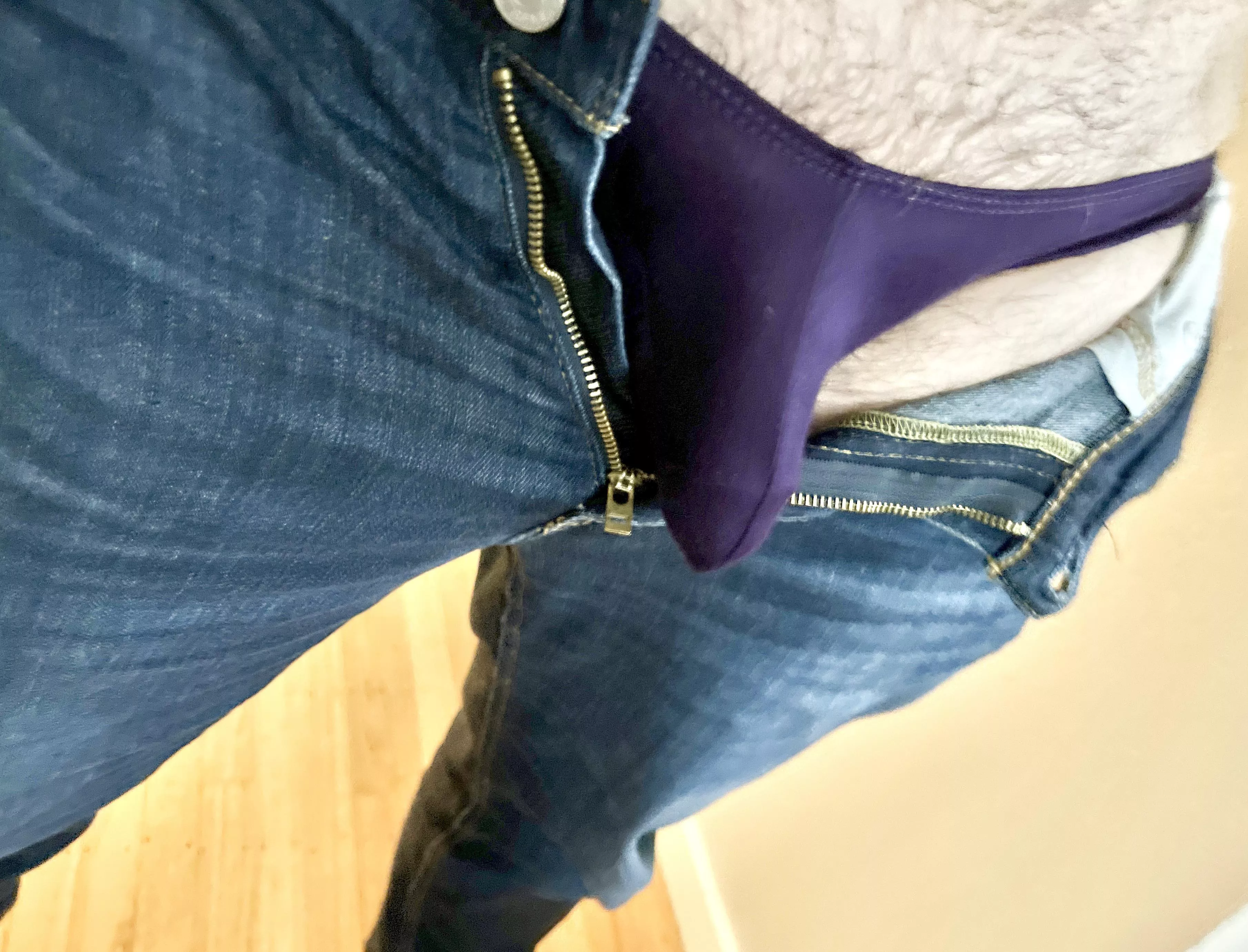 The morning struggle to zip up.. posted by Fit_Thick