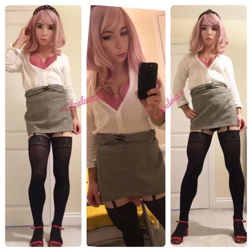 The new girl has a secret, won’t you take a closer look? by Loulou231