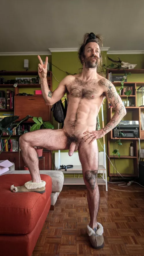 The old man slippers stay ON for sex! by xoxbootyboyxox