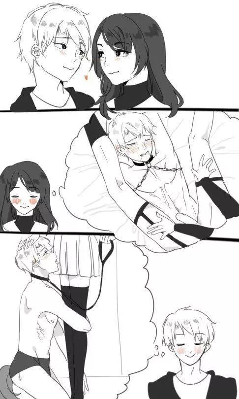 The perfect relationship doesn't exist? Mommy presents you this~ (Art by Arufido) posted by SmolDom