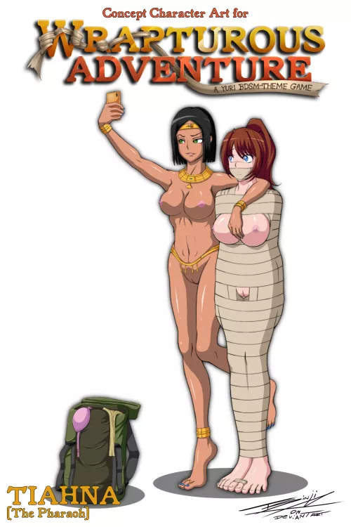 The Pharaoh has caught a treasure hunter by MrWrapture