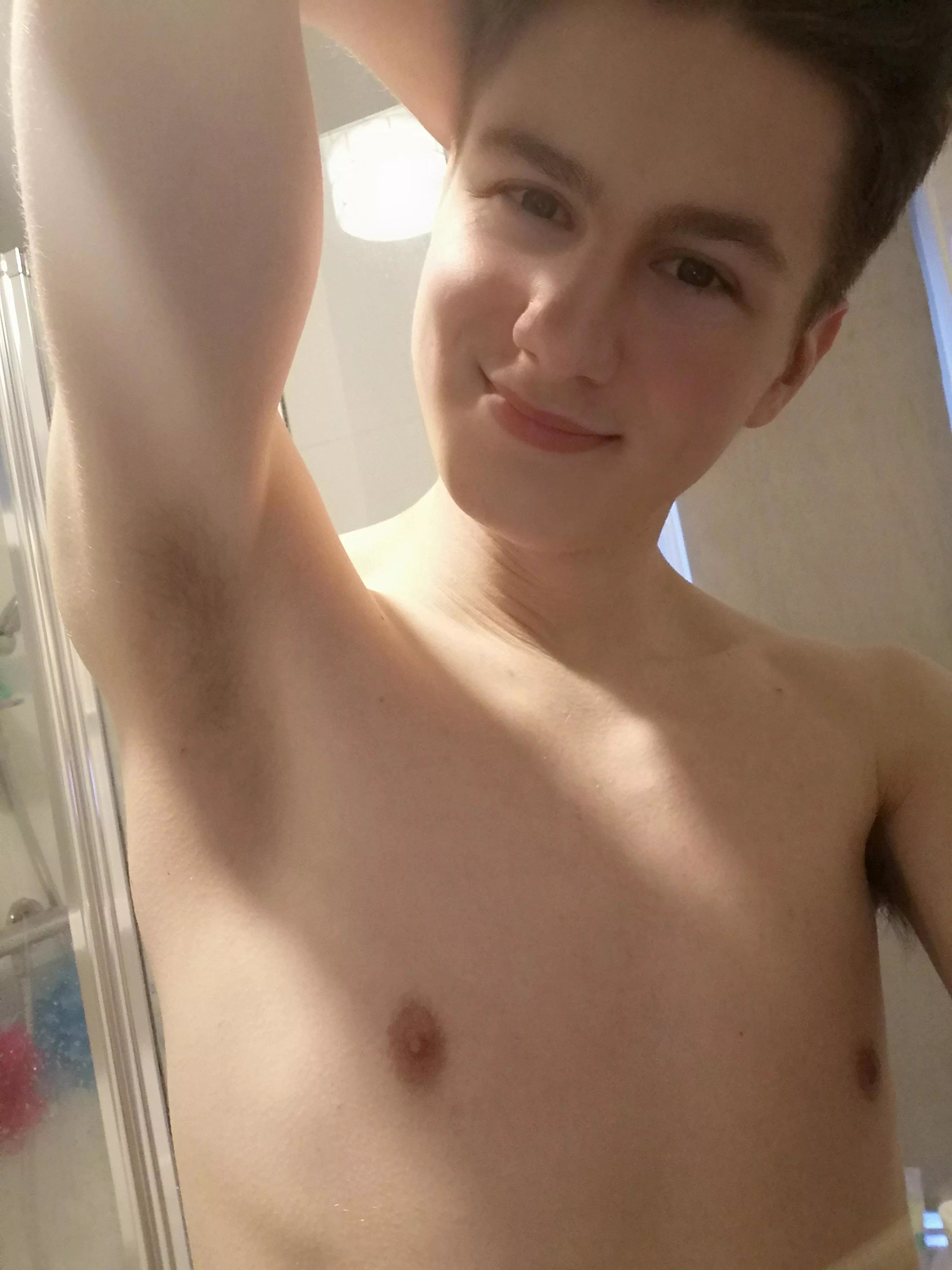 The shadow makes it look hairier posted by throwawaynameboyo