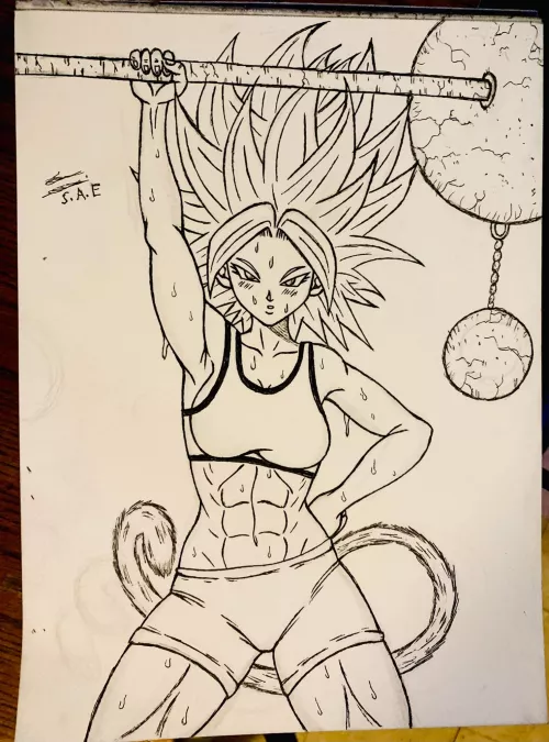 the strongest female saiyan (Dragonball Super). by ArtsForever