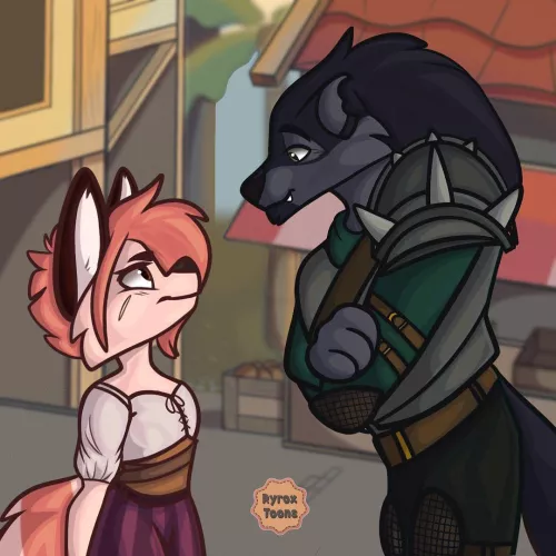 The thief and the hunter 🦊🐺characters belongs to me! by Ryrox_toons