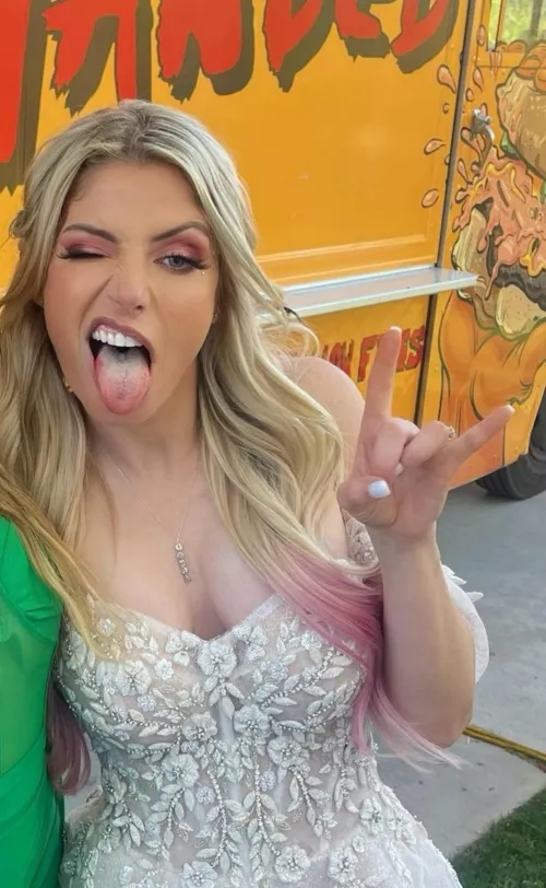 the tounge is out for 1 reason by Connormcfc