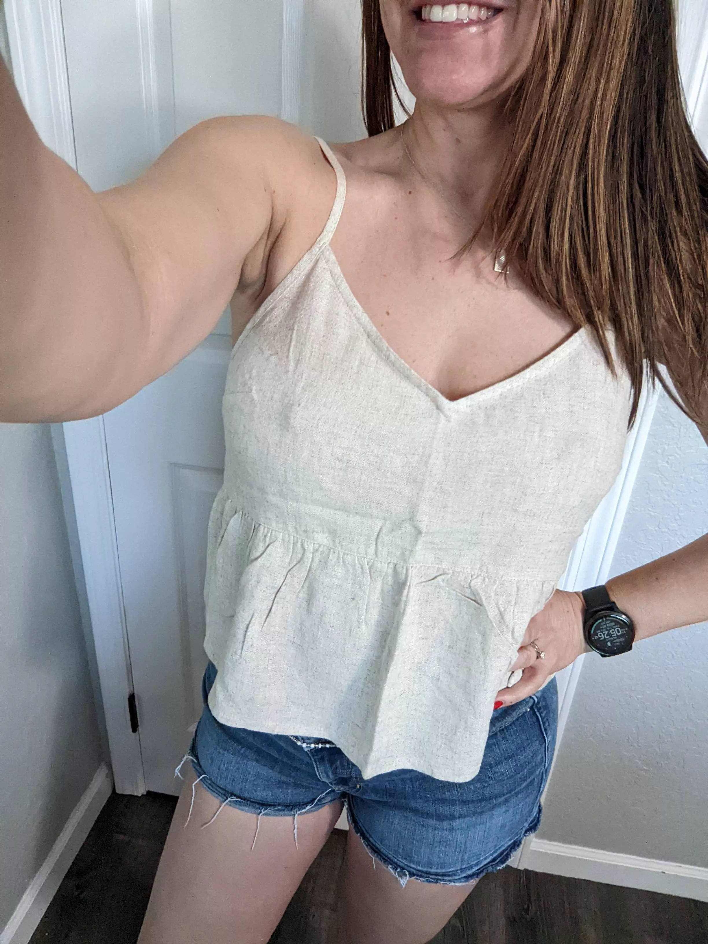 The weather is getting so nice out....😜 posted by hottmomof2