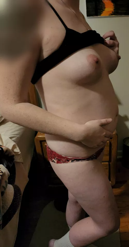 The wife doesn't feel as sexy now that she's pregnant. Who disagrees? by Some_69_fun