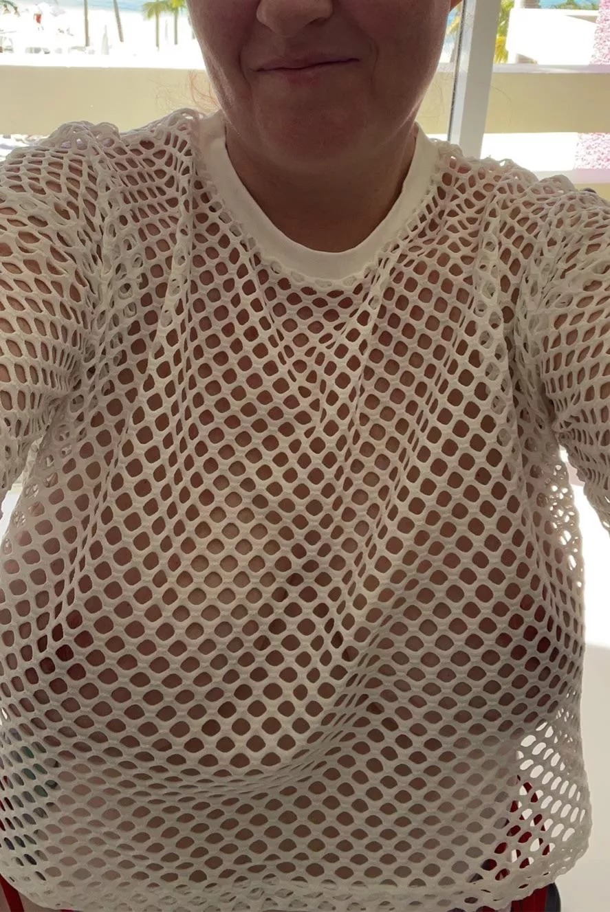 The wives at the pool were not happy with my top 😈 posted by swingingpeaches