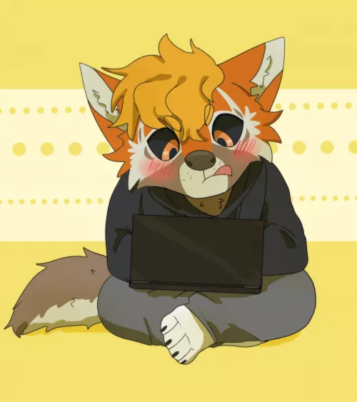 There are gay fluffy animals in my computer >w< (Art by nineki99) by Render_yip