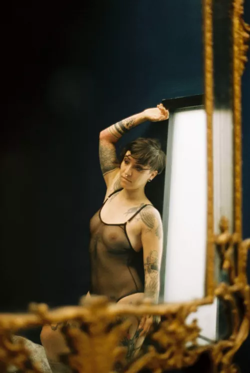 There is something about sheer bodysuits by UrsinaeVespera