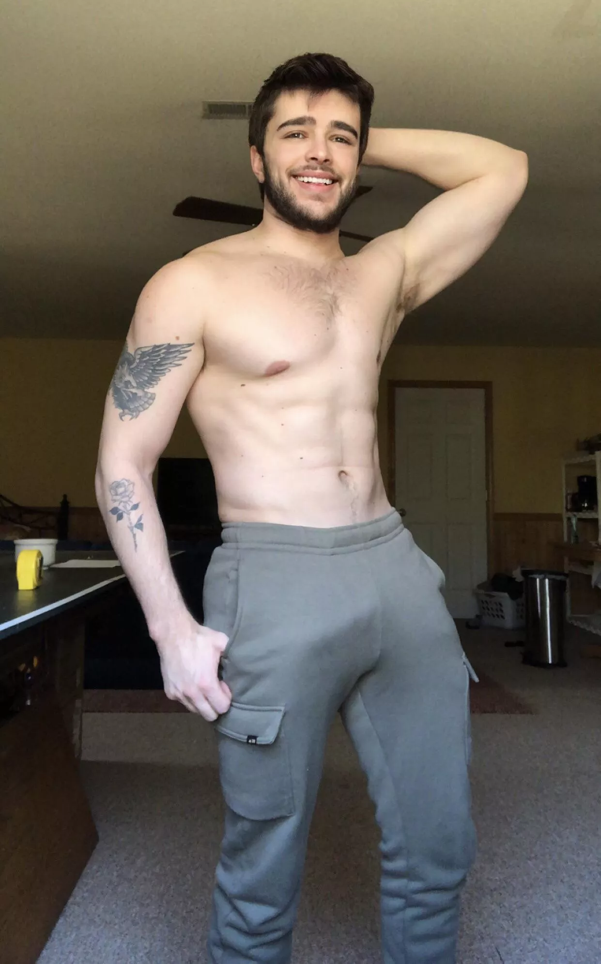 There’s a hard cock in my pants and I’m happy to see you posted by devilish95