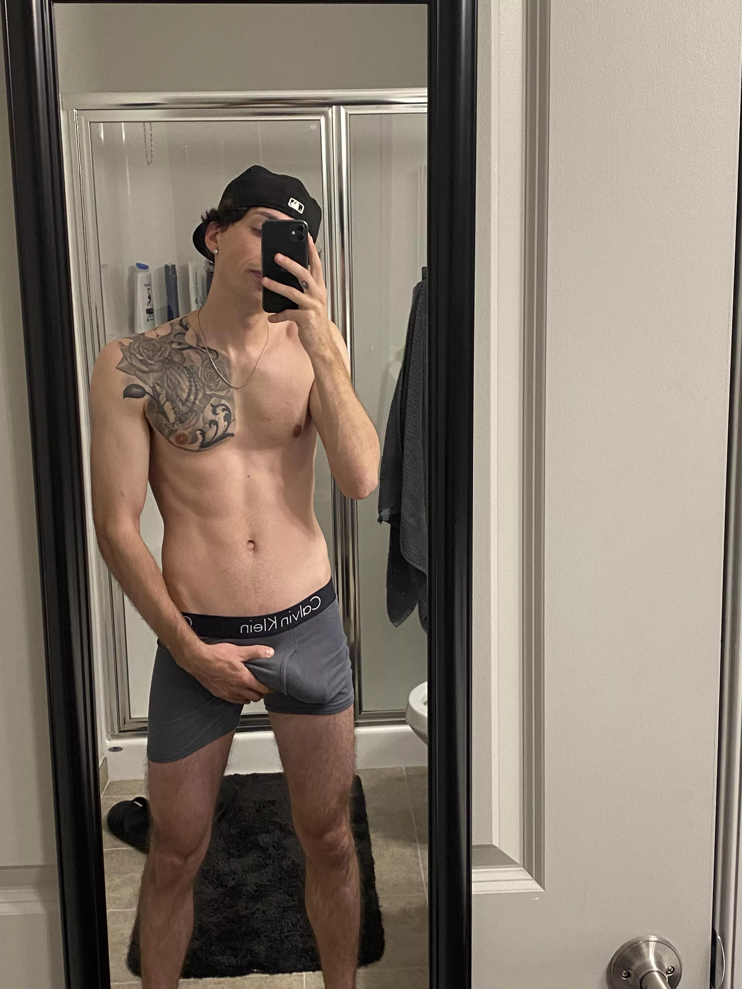 theres just no way to hide this Bulge 👀 posted by eightinchstoner