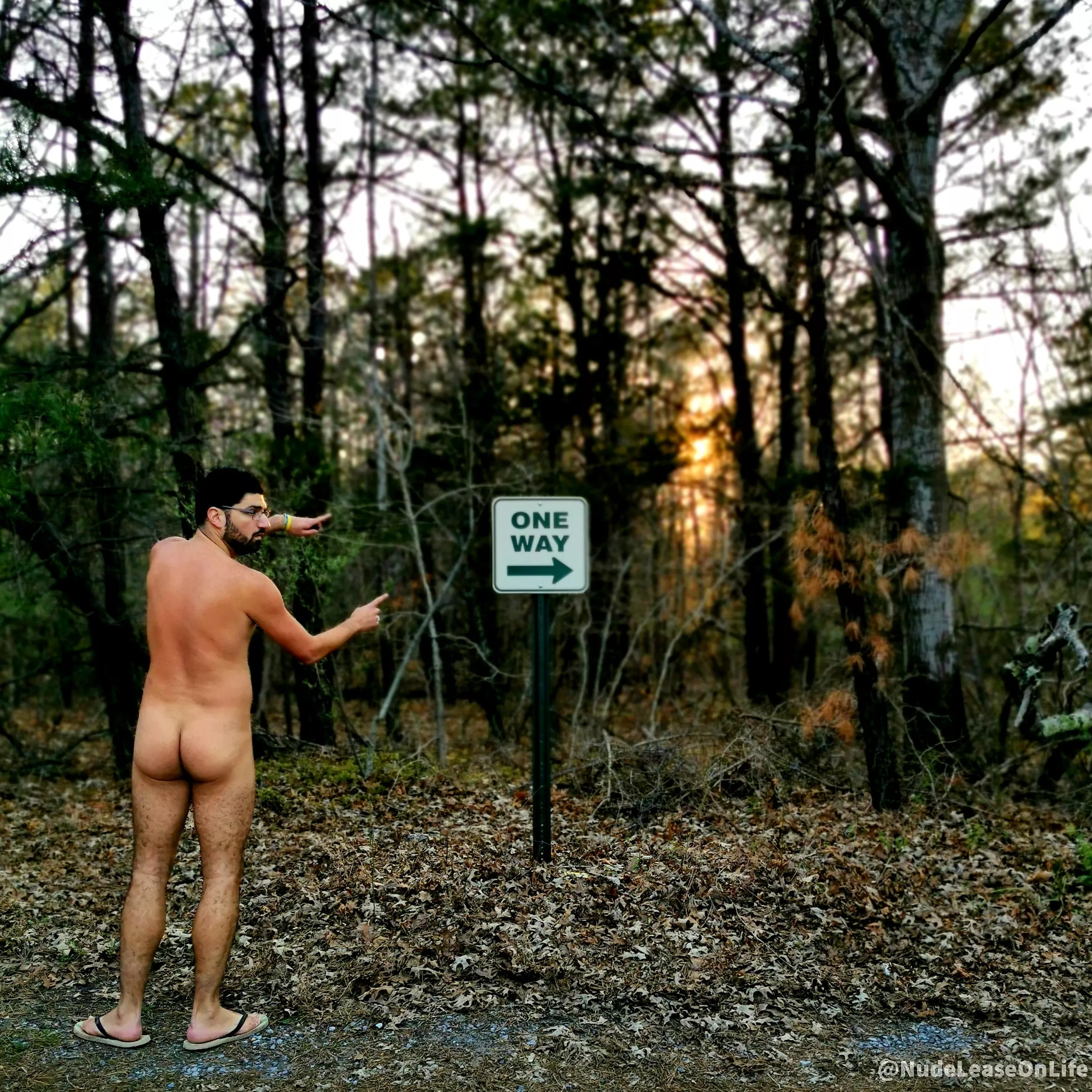 There's only one way I prefer to enjoy nature: naturally. 🌳☀️ posted by NudeLeaseOnLife