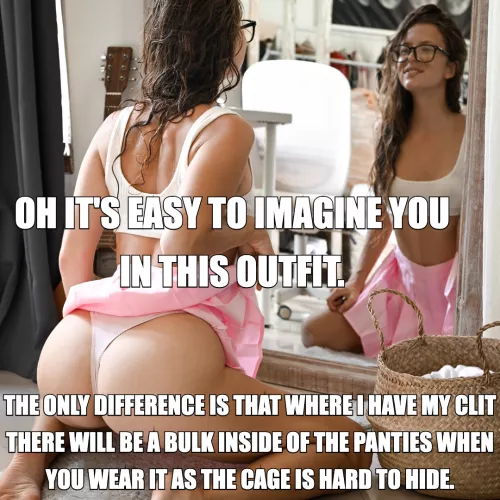 There's something sticking out inside the panties.. 🤭 by lulusdreamz