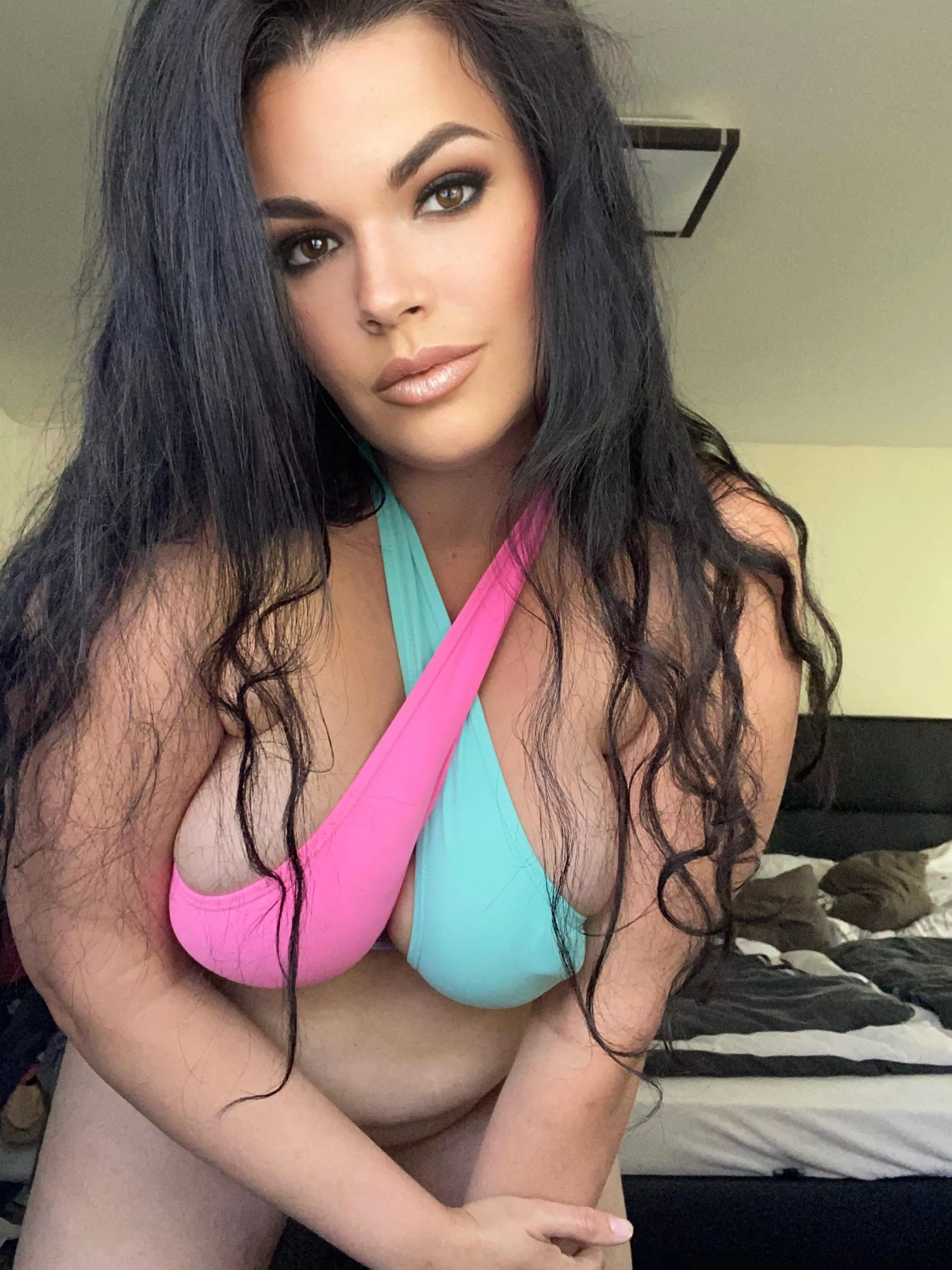 These bikinis barely hold my big tits.. posted by hotjasmine5