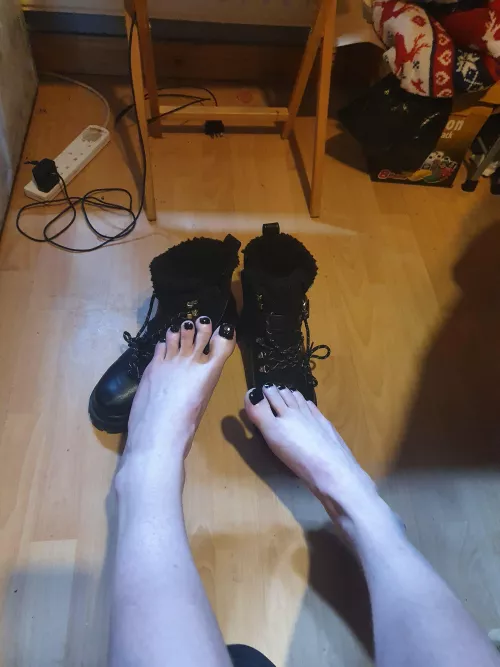 these boots make my feet sweat x by CuteThotWithCock