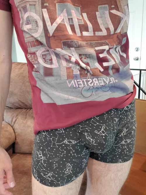 These connect the dots undies are one of my favorite pair. Gotta love working from home. by College_Professional