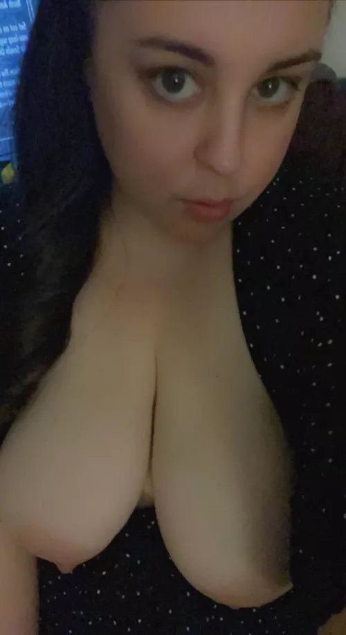 These huge tits shouldn’t be contained! 🥵 by A_Violet_Sky