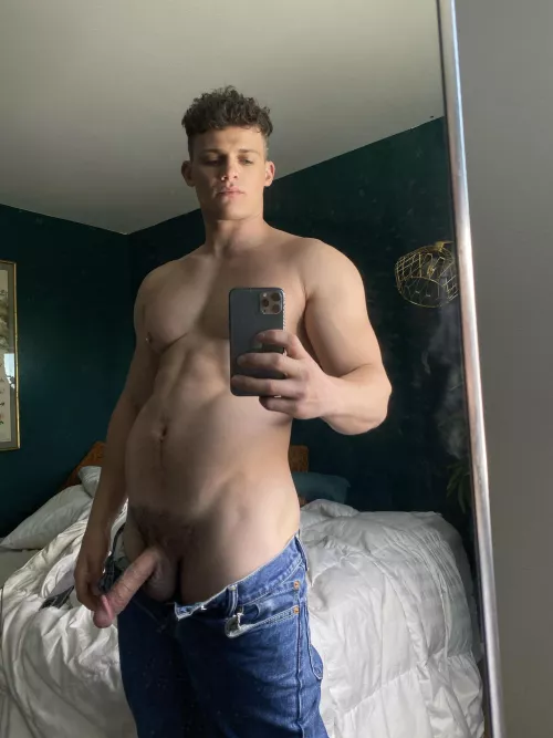 These jeans are nice…. But look better on the floor [22] by Elfluvr