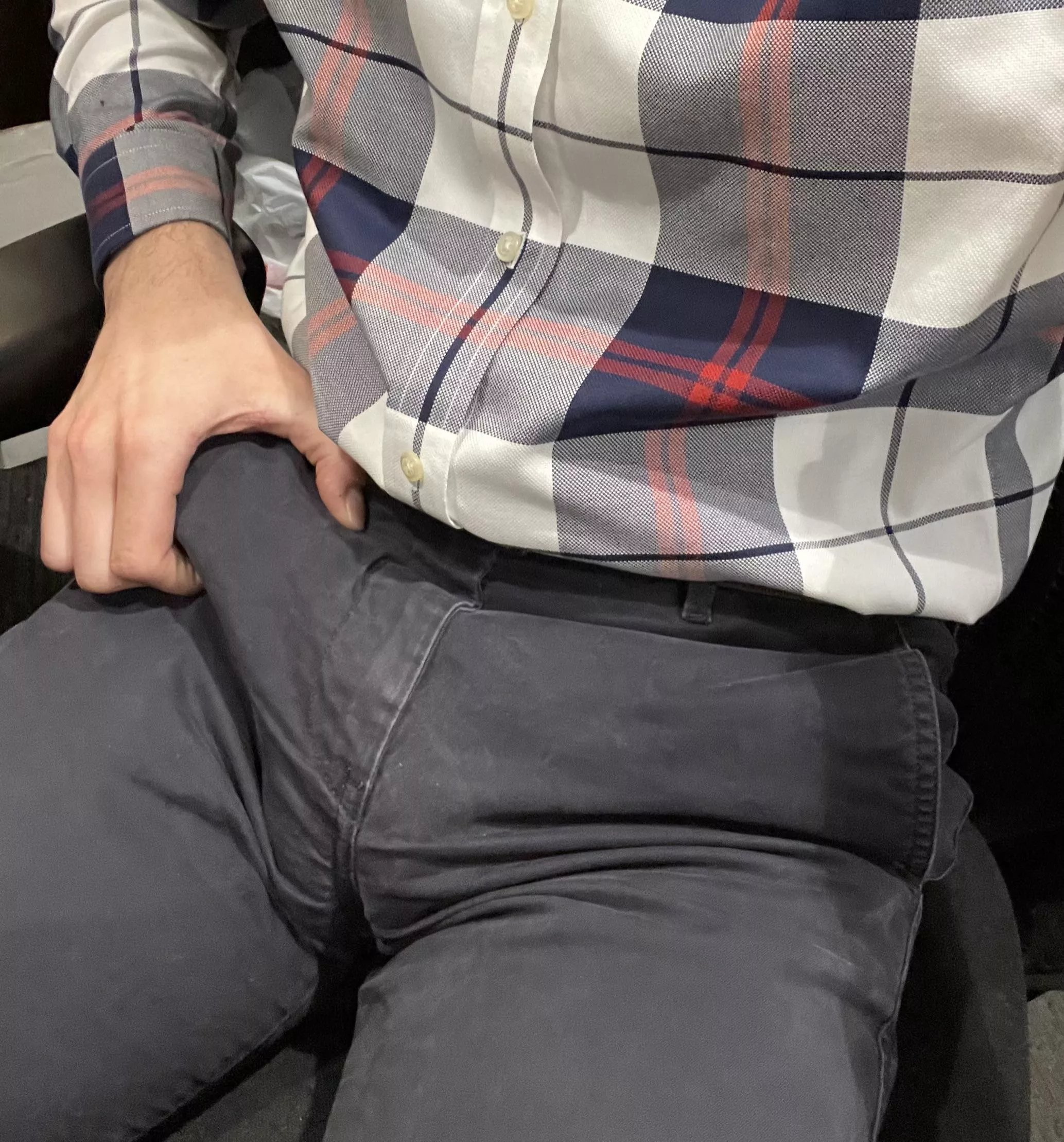 These pants always make my bulge look huge 😳 posted by jacobg65