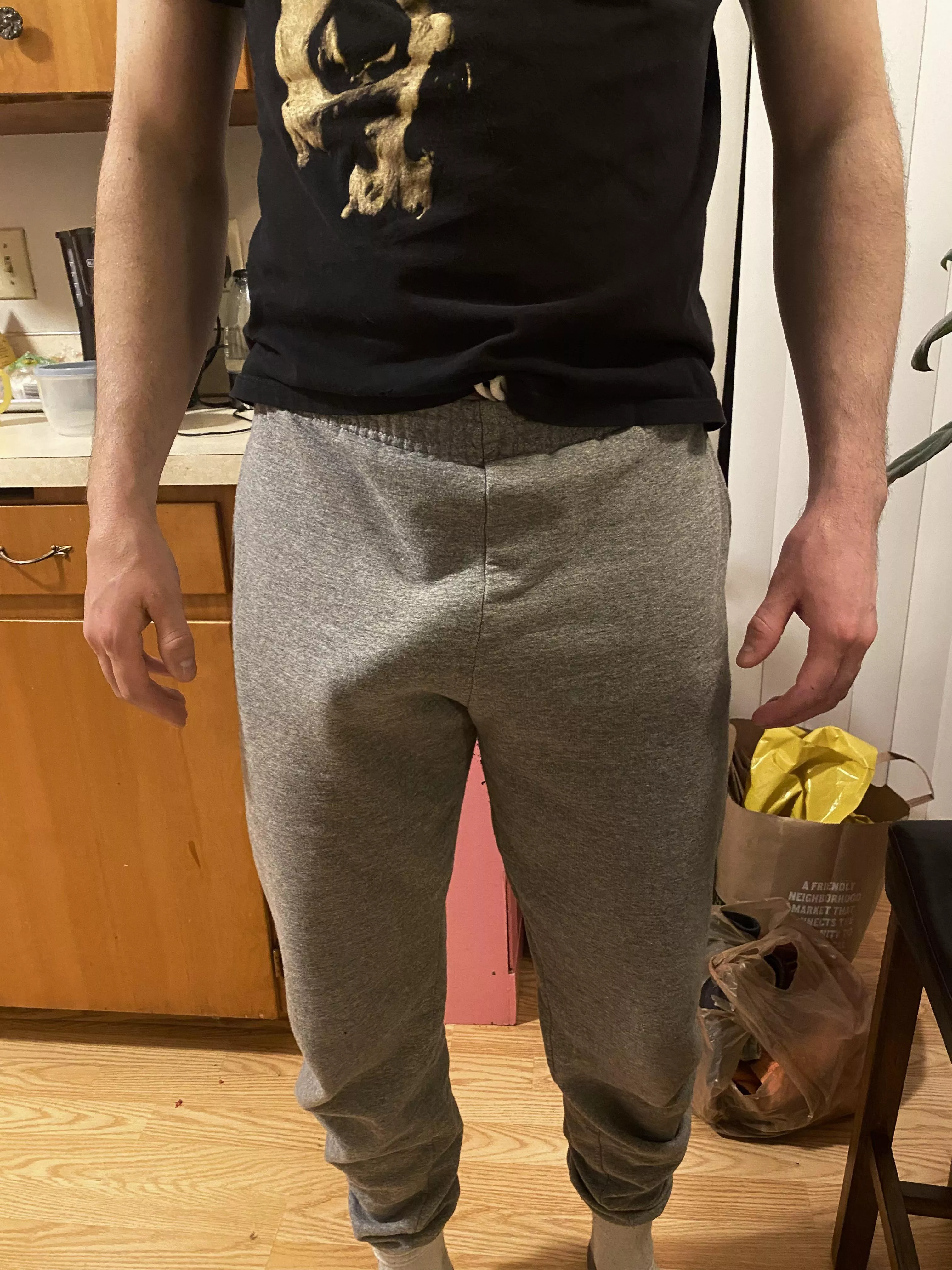 These sweats are a little tight. posted by CovenCrusher