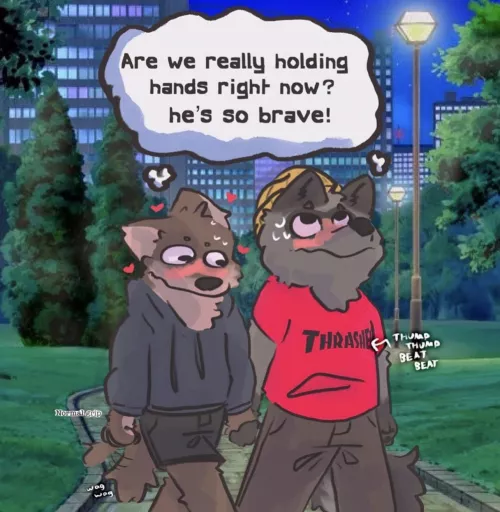 They look so adorable together 😊 (credit: grapeschitz from insta) by furry170