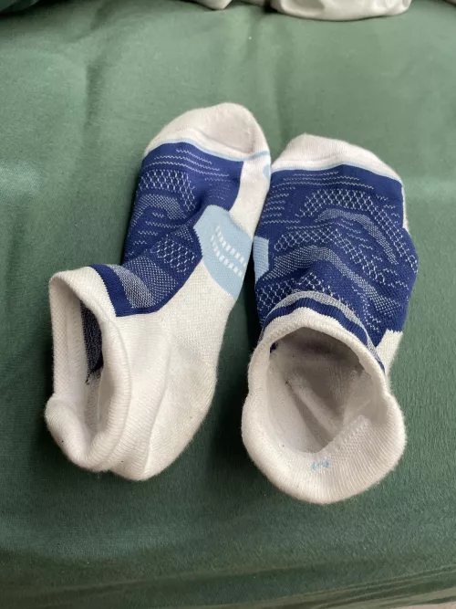 They’re so soaked with salty sweat that they retain their shape ;) by JennysPerfectPaws