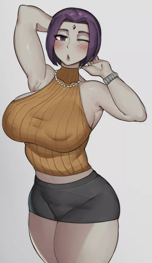 Thicc Raven looks always SEXY (elzx) by Crazy_Cowboy_99