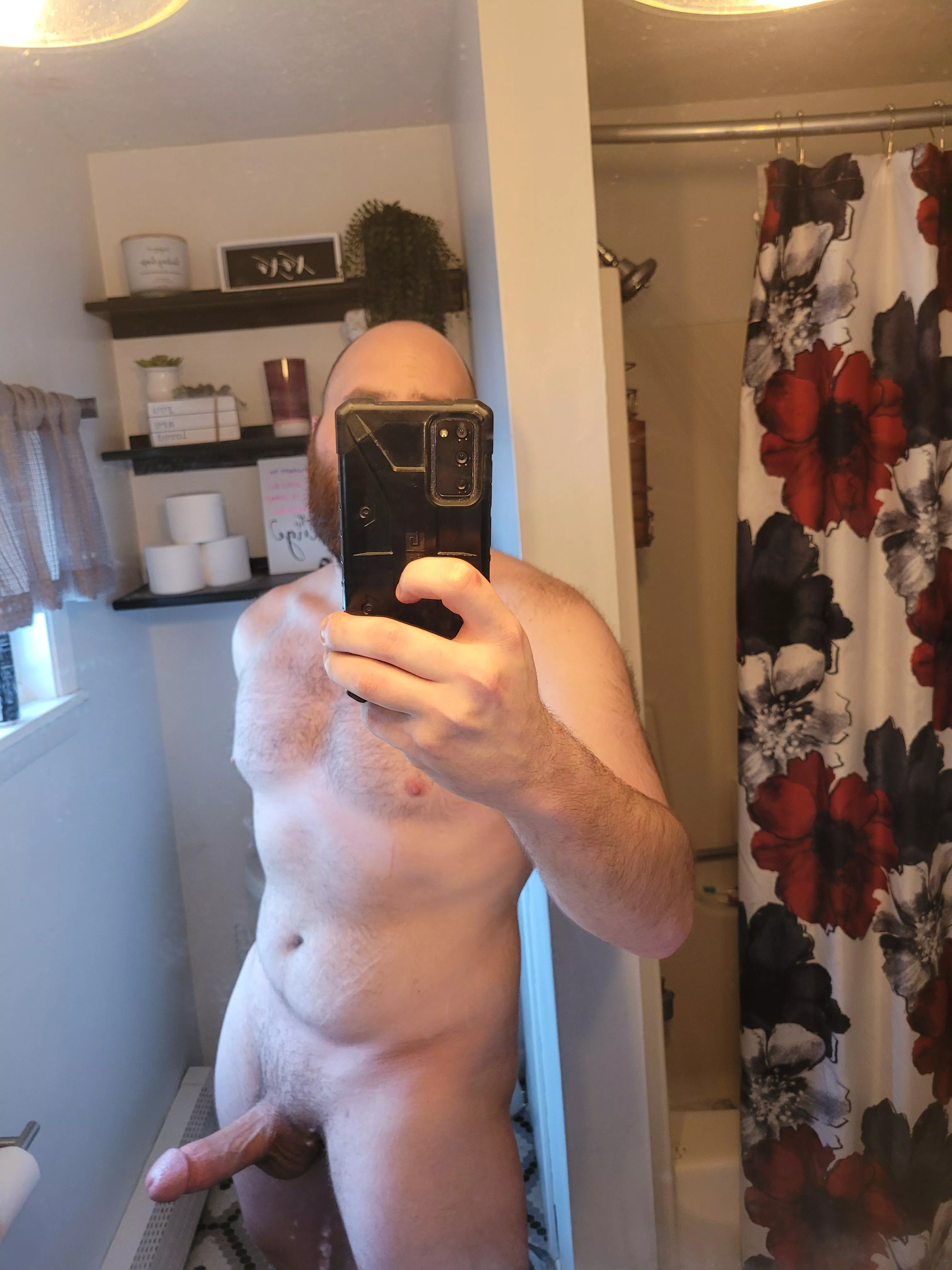 Thick, granite hard cock, at your service 😜 posted by Clarkandmona