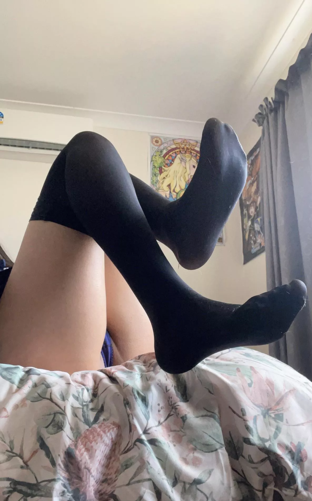 Thigh highs definitely stay on during seggs.. 👀 posted by bbqgamergr1ll