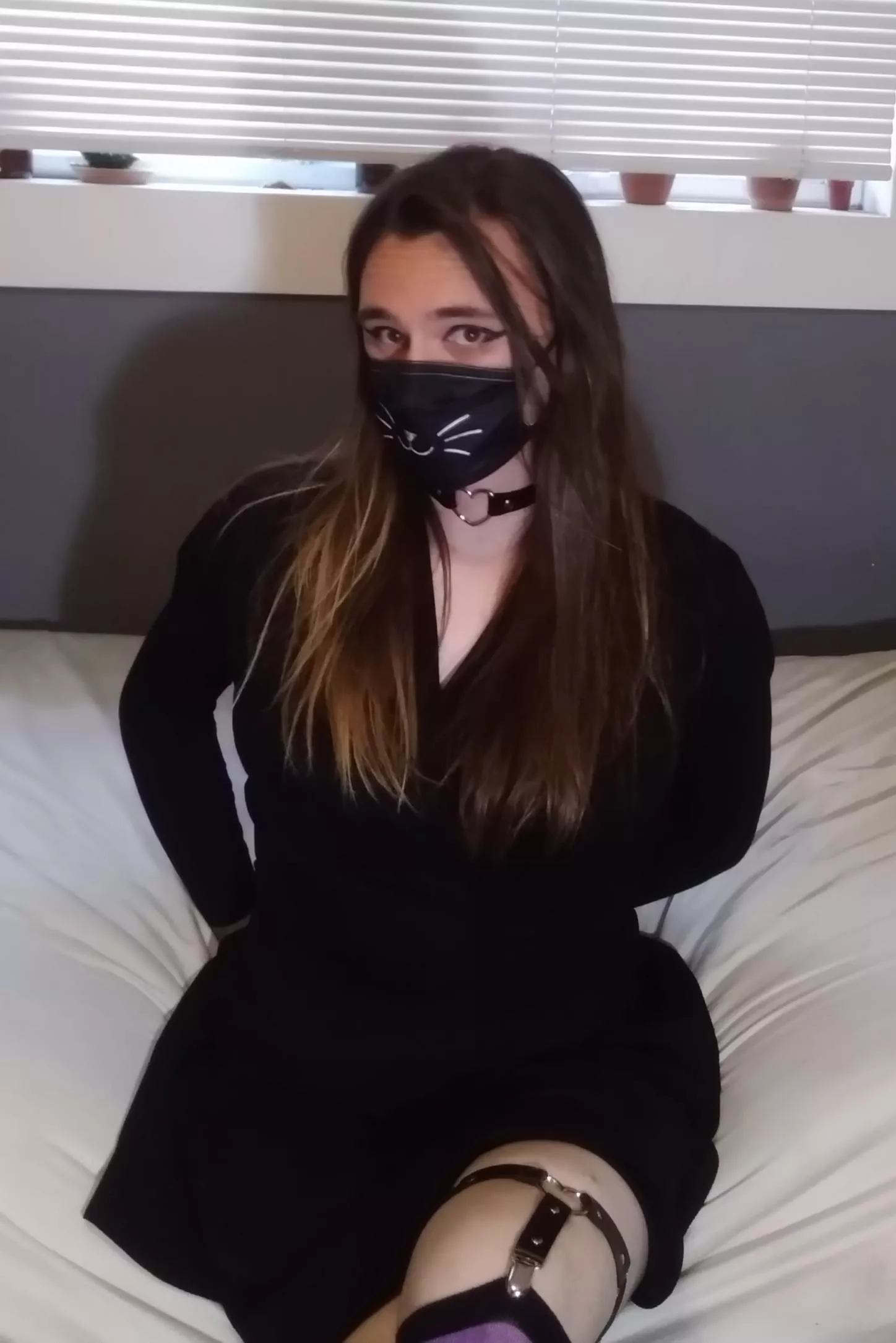 Thighs are there, yes yes, but how's my face 😳 posted by CatboyBiologist