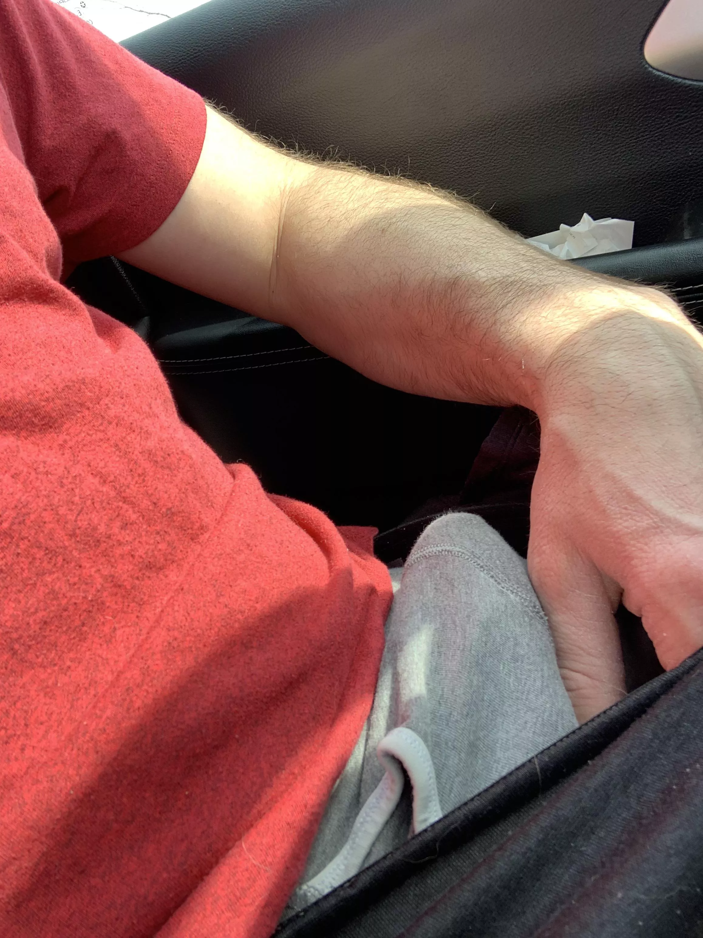 Think I would get caught if I pulled it out in this parking lot? posted by SoccerCoach2022