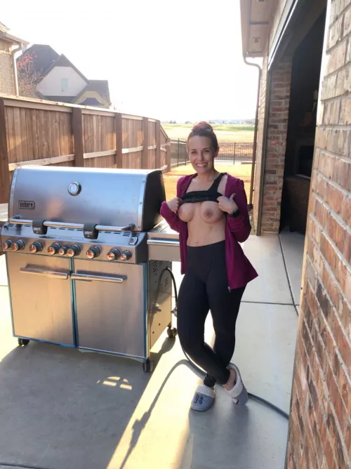 Think it is grill season yet? (f) [image] by hotwifeinok2010
