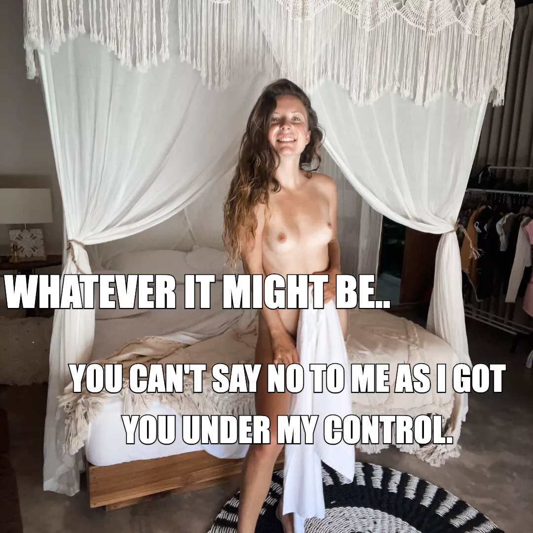 Think twice before you wanna say no 😈 posted by lulusdreamz