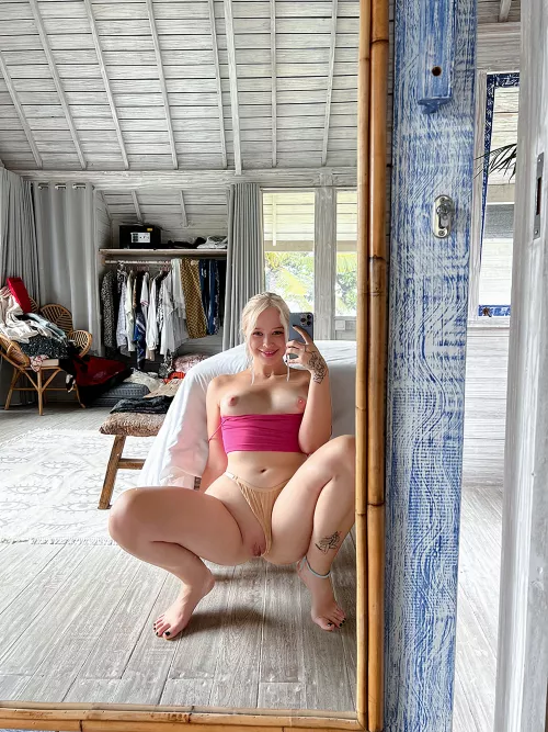 This blonde is ready for all day fun by fleamx