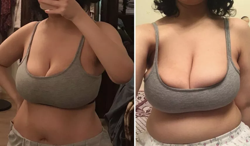 this bra was a little small to begin with but i think it got smaller :P by twinfists35