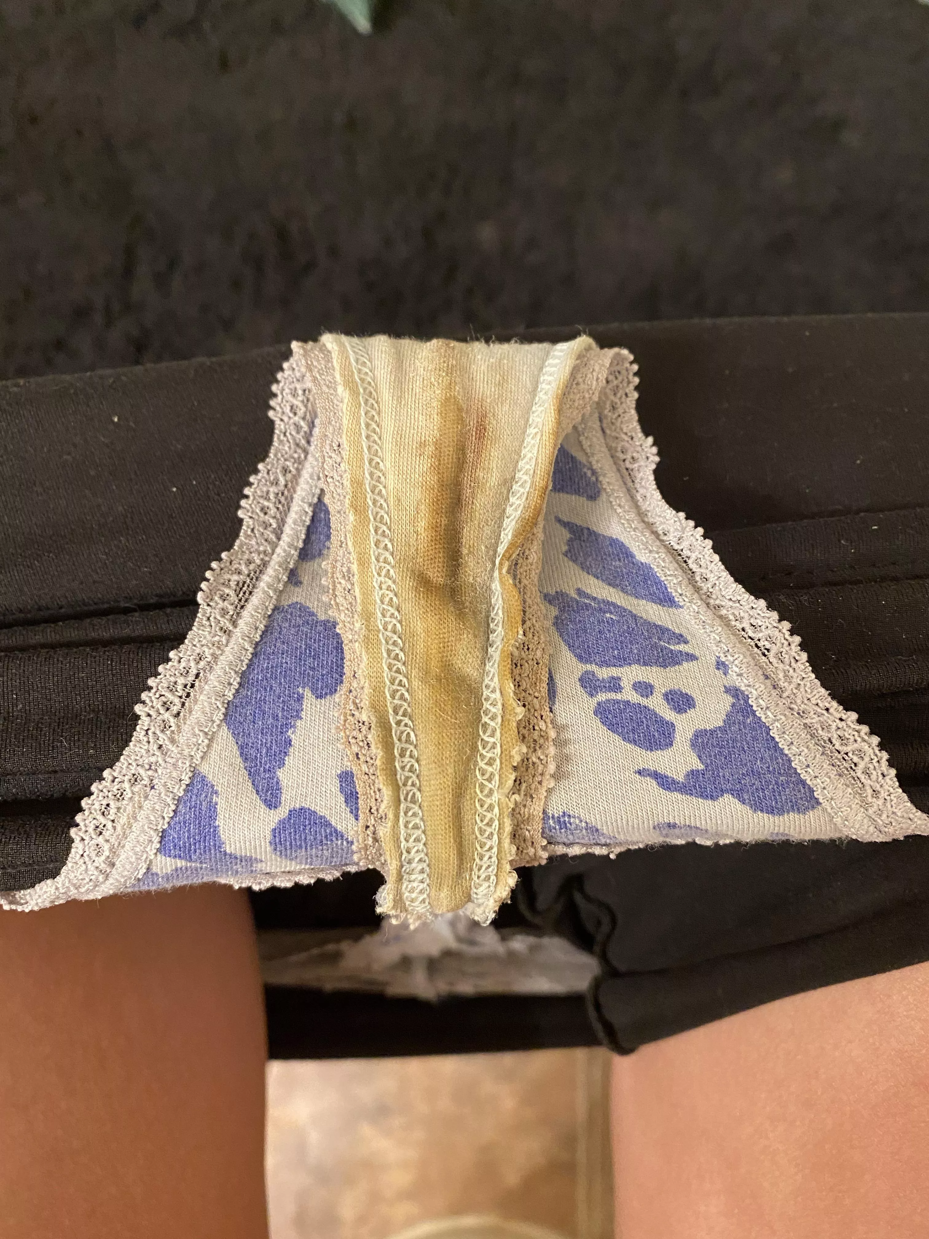 this cute lacy thong has been through a lot 😅 posted by princessgabbi1