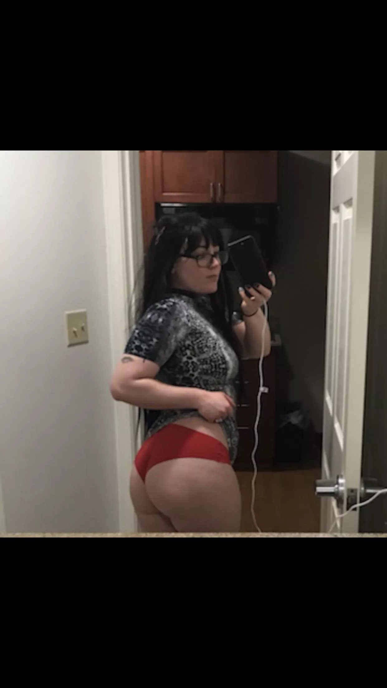 This dress is the perfect material for cleaning my glasses 🥰 posted by BaldGirlBad