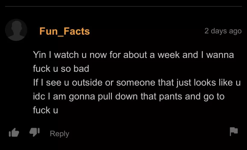 This dude needs to be on a list by xbezerks