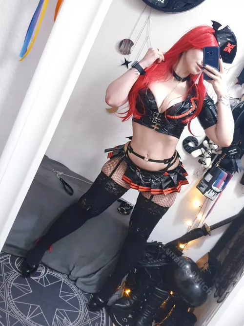 This is barely a skirt at this point. I guess it does hide my crotch so does it count? OC by LunaticalWitch