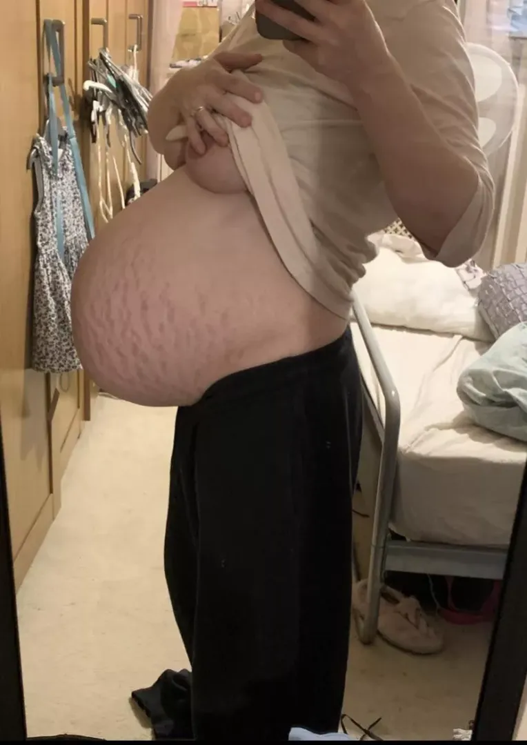 This is how big I got last time. Follow my progress this pregnancy by Mammoth-Yesterday378