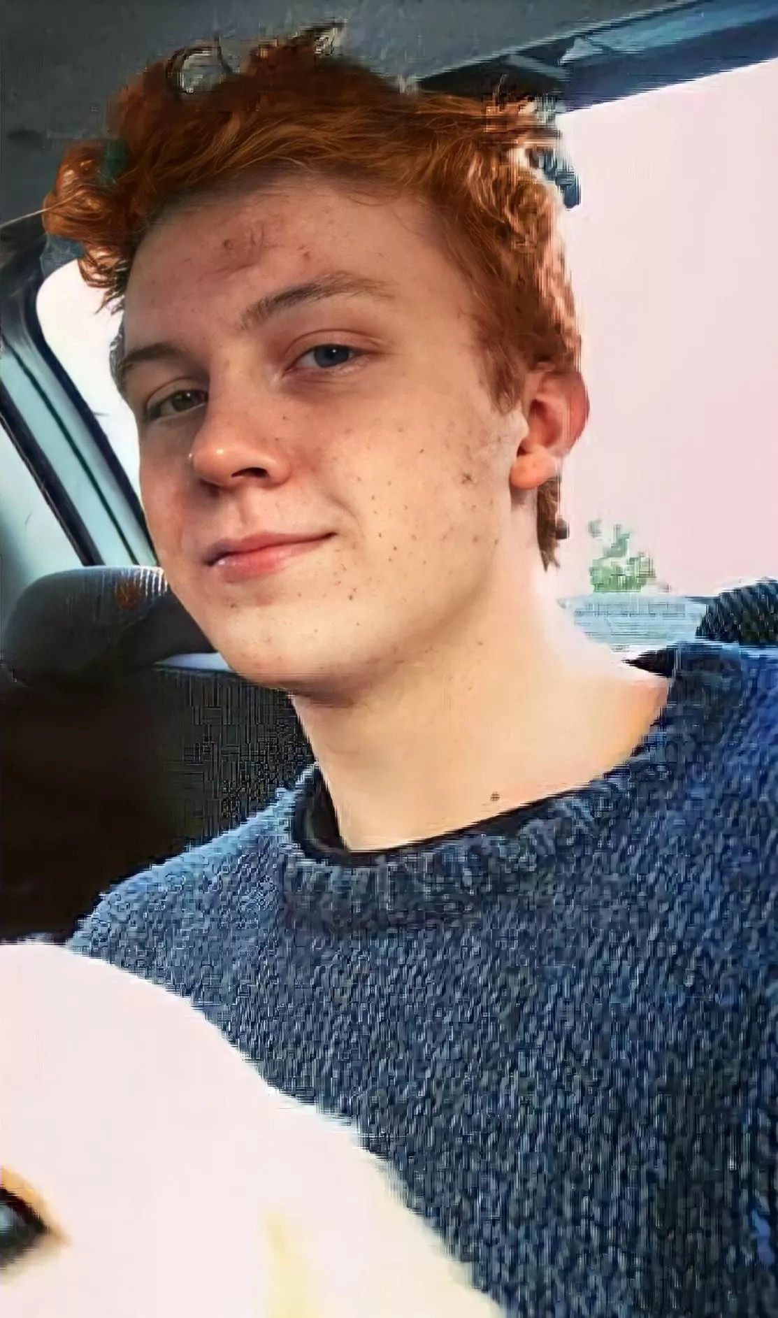 This is Max. He's a shy doggo but he still wanted to take a selfie with me . You can only see his left eye posted by Luke9753