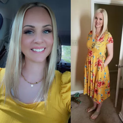 This is my beautiful blonde wife. She is 29 and a mom of 1. I’m a closet cuck that needs some dominant hung bulls to bully me over her and put me in my place. DM me and please don’t hold back. I can verify she is my wife. by GJones151