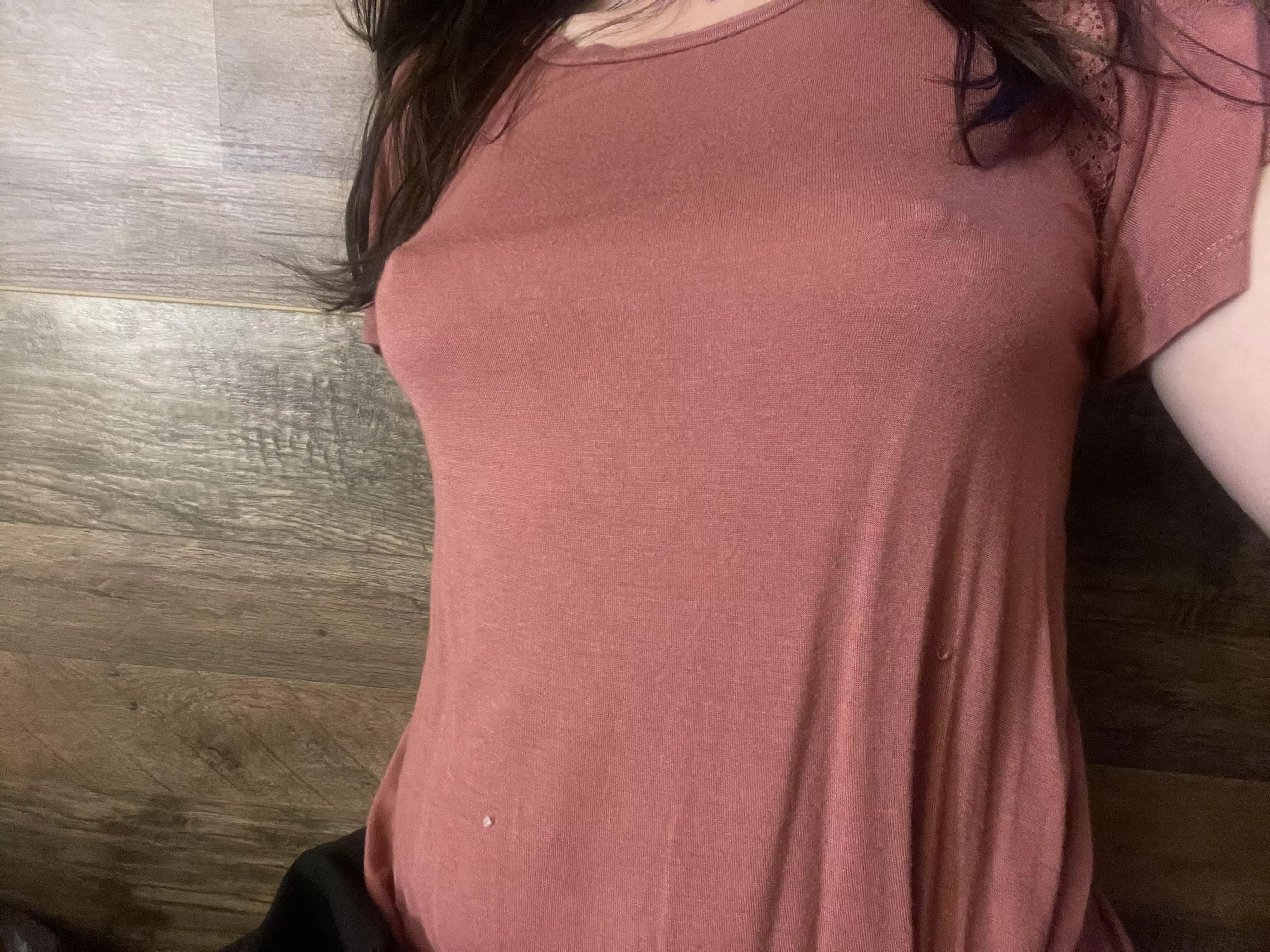 This is my favorite shirt bc it feels so good on my nipples 🤤 posted by krissybelle90